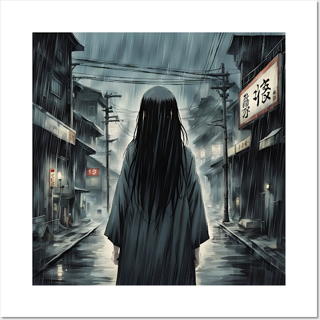 Okiku's Ghost Wall Art by Lyvershop